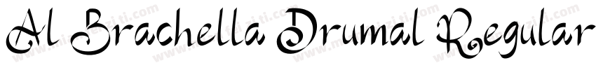 Al Brachella Drumal Regular字体转换